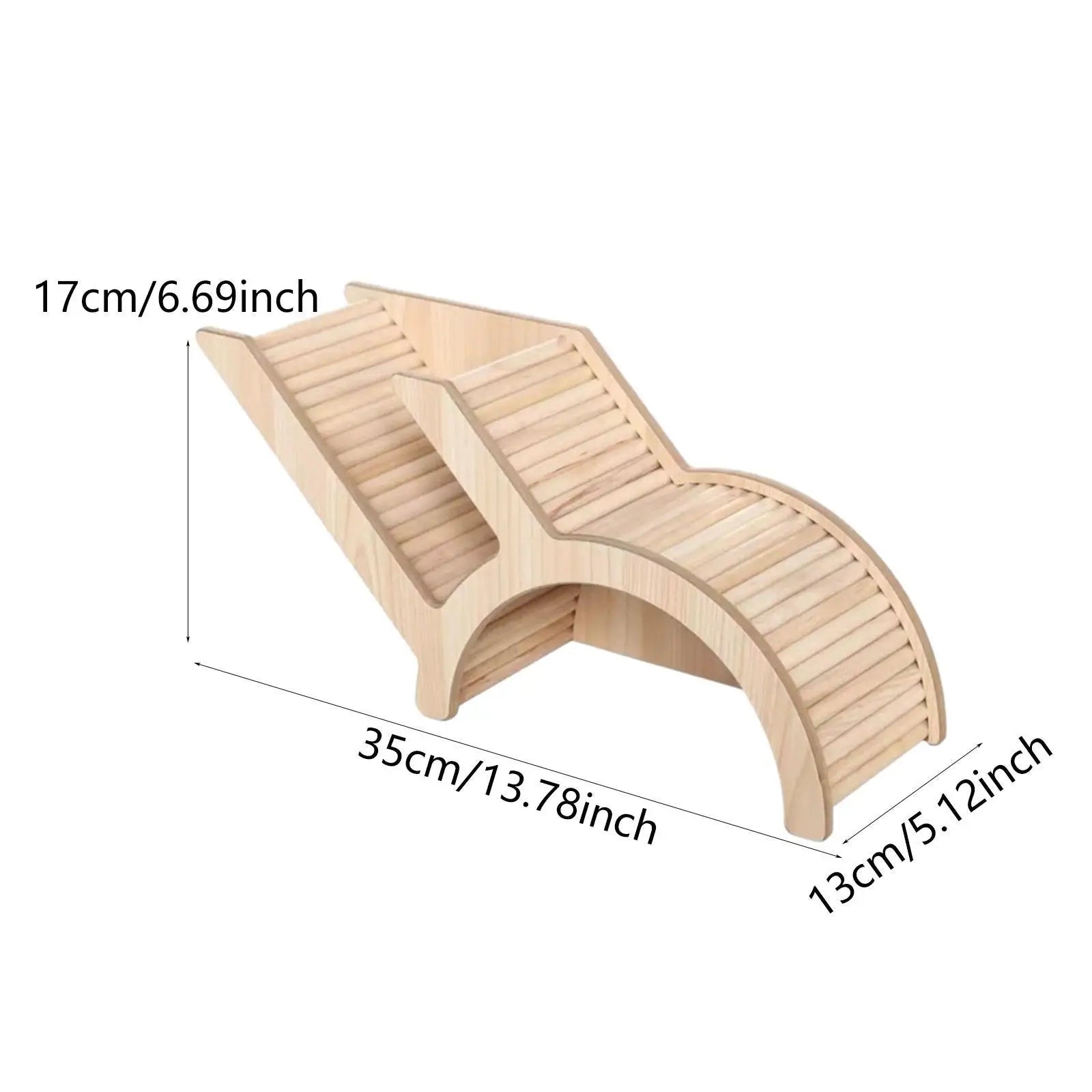Wooden Hamster House,Hamster Hideout,Small Pet Castle Home,Wood Small Animal Good Vibrations