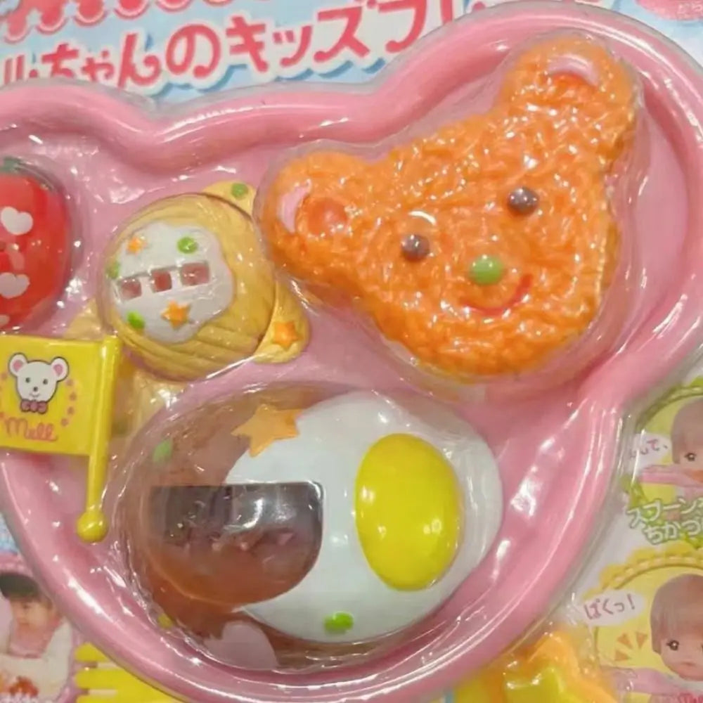 Fun Bear Box Food Feeding Toys Role Play Kitchen Toys Play House Toys Early Education Simulated Pudding Feeding Set Good Vibrations