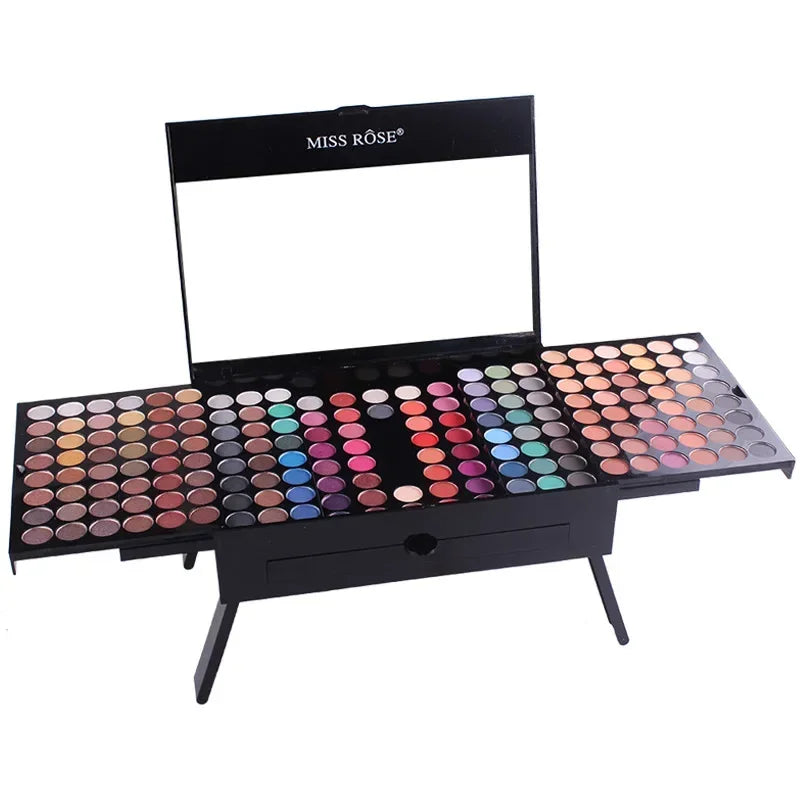 180 Colors Makeup Palette Gift Eyeshadow Powder Blush Lip Stick Cosmetics Kit Eye Primer Luminous Eye Shadow Palette Make Up Set Good Vibrations