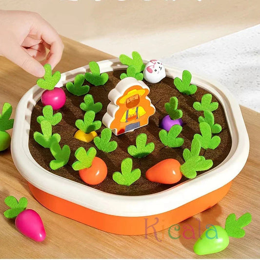 Baby Montessori Toys For Toddler Toys Educational Colorful Shape Toy Pull Carrot Set Counting Discouvery Toys For Kids Learning Good Vibrations