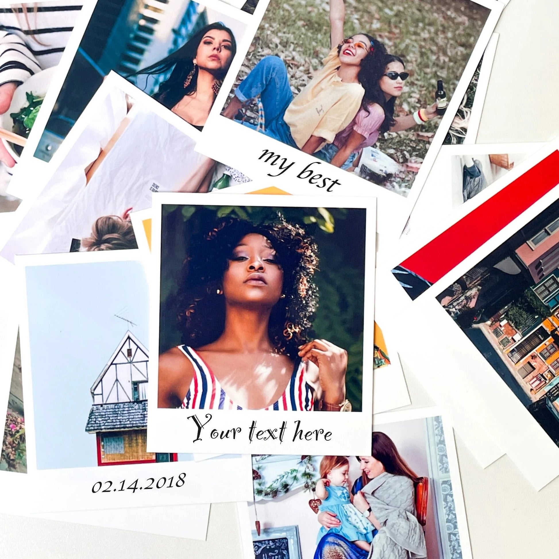 1/3/6/9pcs Personalized Photobooth and Print, Custom Photo Gift,Mother's Day Gift, Anniversary Gift. Wedding Gift, Gift for her Good Vibrations