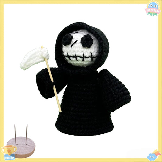 Christmas Gifts Ideas Car Ornament Doll Hanging Handmade Knitted Crochet Doll Office Desktop Accessories Decoration Funny Card Good Vibrations