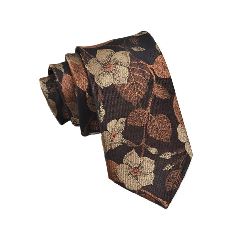 35 Styles Men's Silk Ties Jacquard Dot Floral 8cm Necktie Accessories Daily Wear Shirt Suit Cravat Wedding Party Gifts Neck Tie Good Vibrations