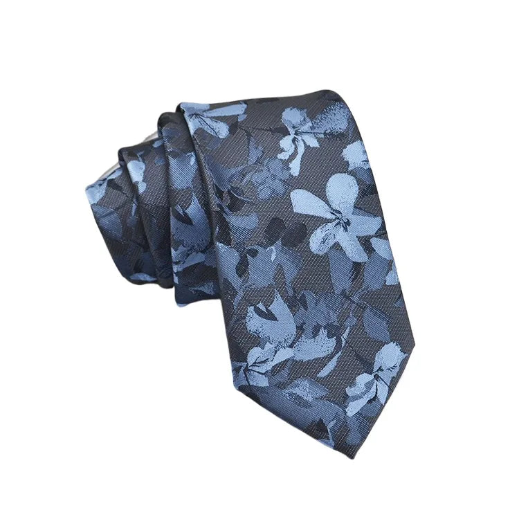 35 Styles Men's Silk Ties Jacquard Dot Floral 8cm Necktie Accessories Daily Wear Shirt Suit Cravat Wedding Party Gifts Neck Tie Good Vibrations