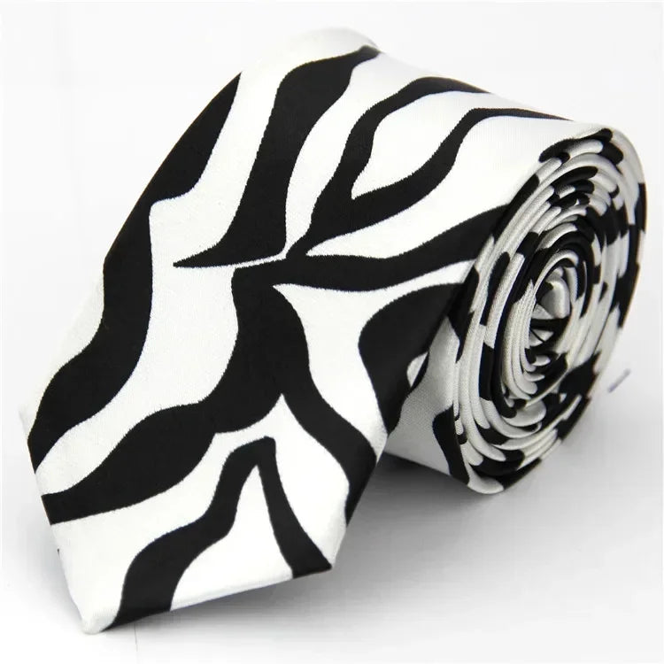 Mens Ties Slim 5cm (2in) Wedding Striped Dots Piano Skulls for Men Women Gravata Corbata Regalos Para Hombres Accessoires Homme Good Vibrations