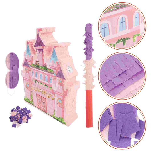 1 Set Castle Pinata For Birthday Parties Princess Theme Hanging Candy Holder Party Games Decoration Princess Birthday Decoration Good Vibrations