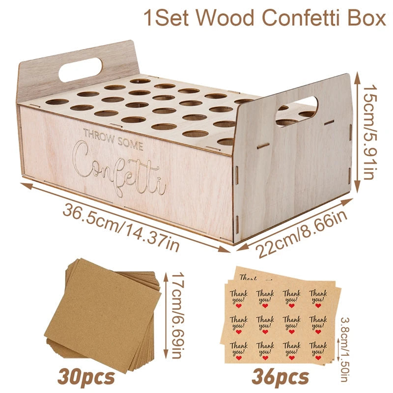 Kraft Paper Wedding Tray Confetti Cone Stand Box Tray Rustic Wedding Decoration Wedding Confetti Cones Wedding Cones  Set supply Good Vibrations