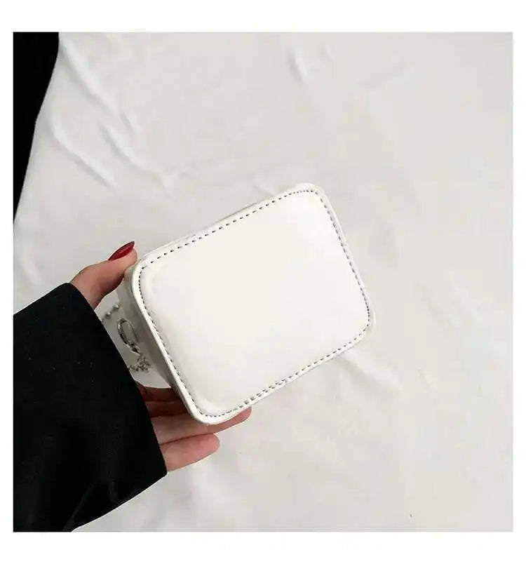 Printed Graffiti Small Square Bag Fashion Cool Crossbody Bag Funny Box Shoulder Bag For Girls Good Vibrations