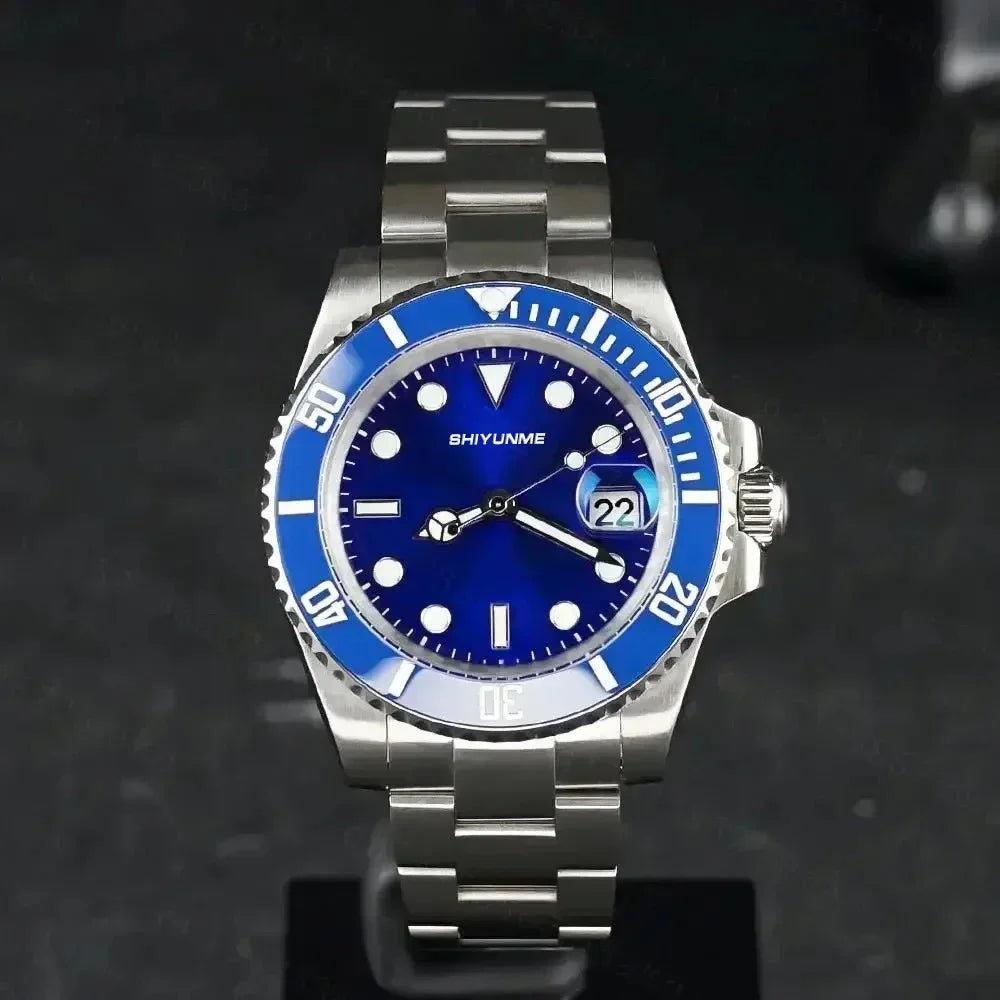 WATCH1 Store  Men's 904L Automatic Mechanical Watch Stainless Steel Bracelet Ceramic Waterproof Sapphire Glass Good Vibrations