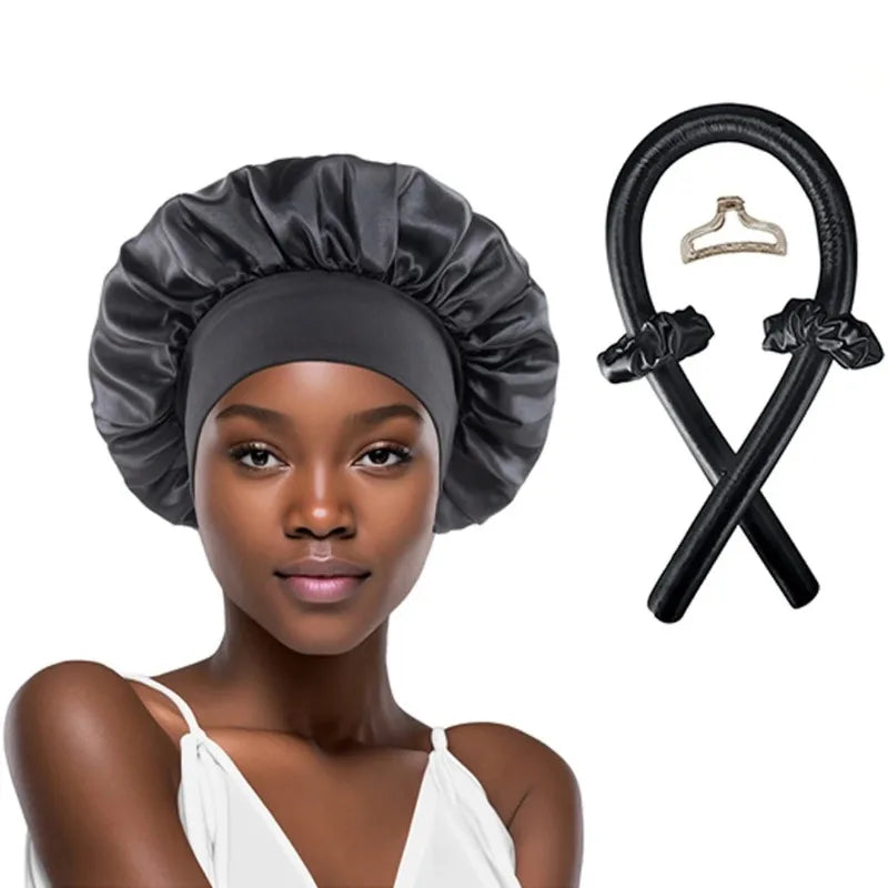 Heatless Curling Rod Headband Night Cap No Heat Hair Curler Hair Rollers Soft Curlers Lazy Curls Sleeping Bonnet Styling Tools Good Vibrations