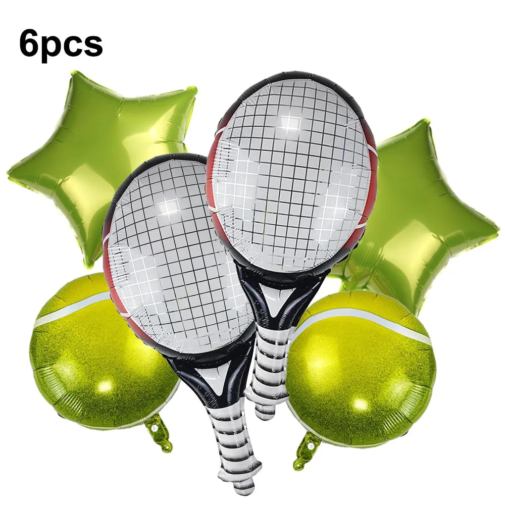 Tennis Party Supplies Paper Plate Napkin Cup Tableware for Boys Baby Shower Tennis Ball Sports Themed Party Birthday Decoration Good Vibrations