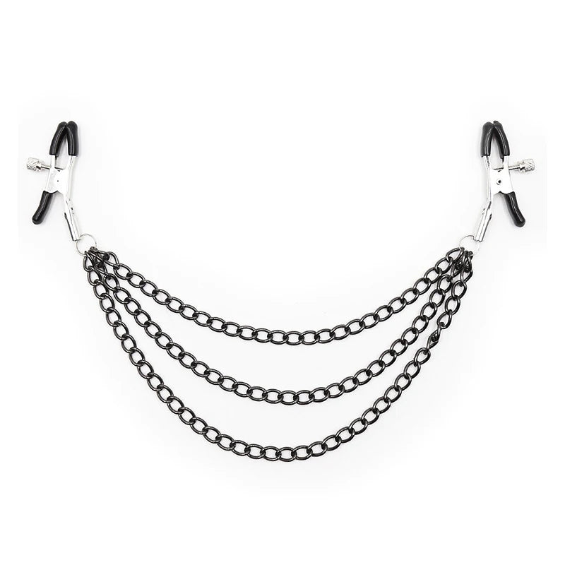 SM Couple Games Bondage Woman Clitoral Nipple Stimulation Clamps Bdsm Fetish Slave Role Play Exotic Intimate Erotics Accessories Good Vibrations Adult Super Store