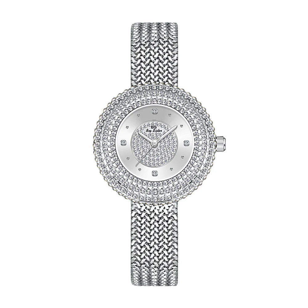 Fashion Luxury Watches For Woman New Vintage Golden Women's Wristwatches Ladies Dress Quartz Clock High Quality Relogio Feminino Good Vibrations