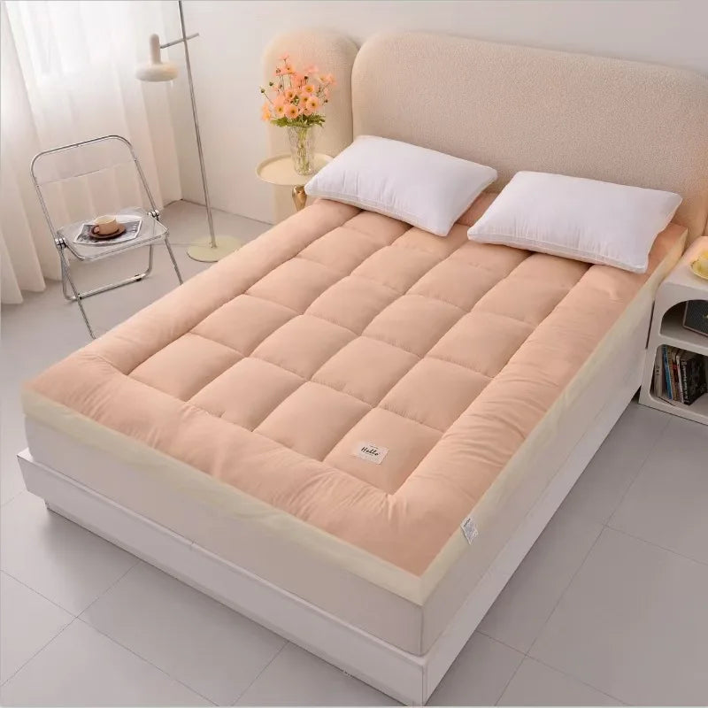 NewestFoldable Lightweight Portable Sleeping Pad/Tatami Mat Japanese Futon Mattress Soft Fabric,Easy Storage & Travel Mattress Good Vibrations