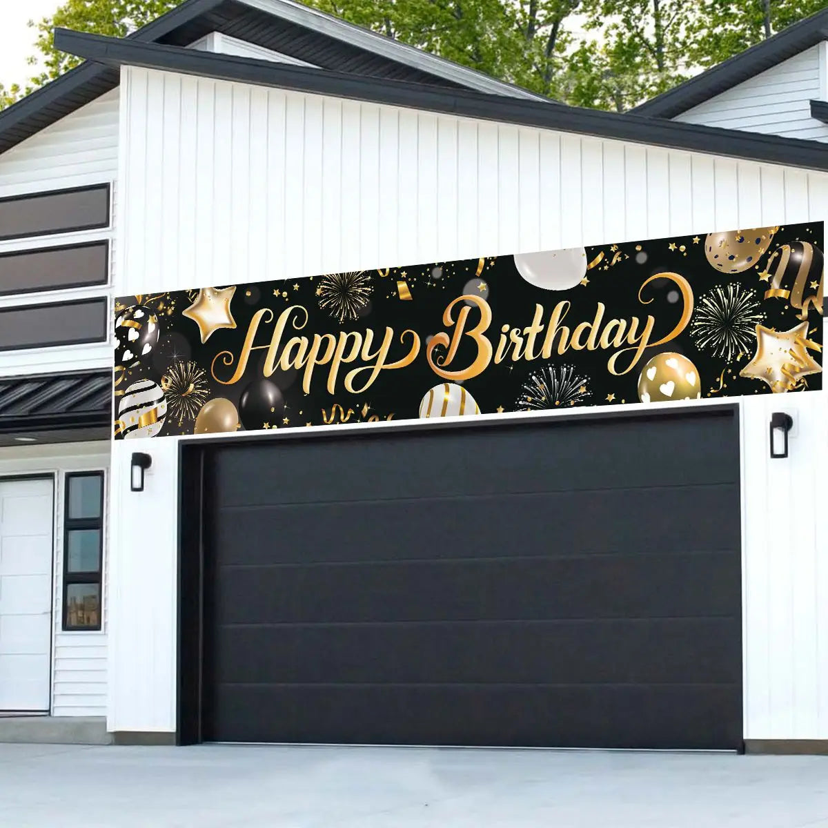 Happy Birthday Banner Birthday Party Decoration Kids Boys Girl Baby Shower Decoration Bunting Garland Banners Flags Anniversary Good Vibrations