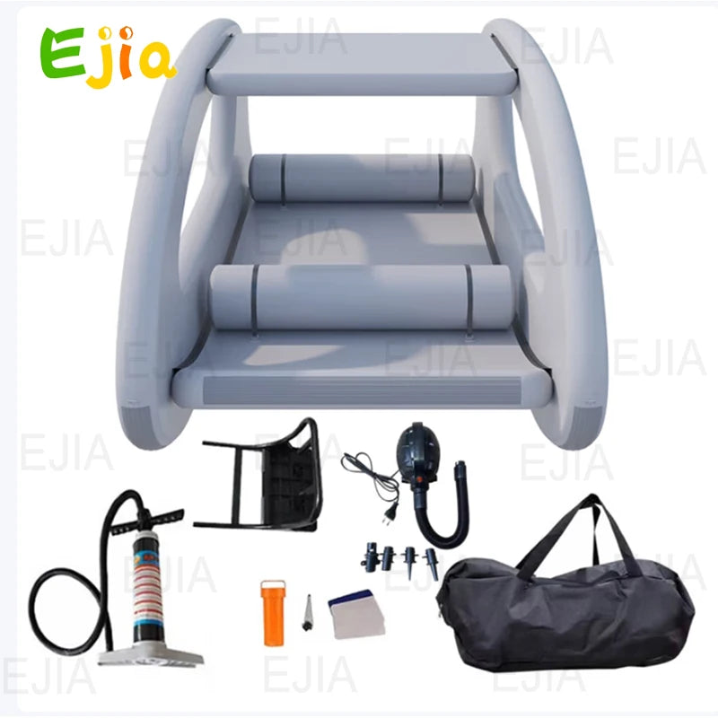 Fun Inflatable Floating Platform for Kids & Adults Ideal Outdoor Water Toy for Lake & Pool Activities Good Vibrations