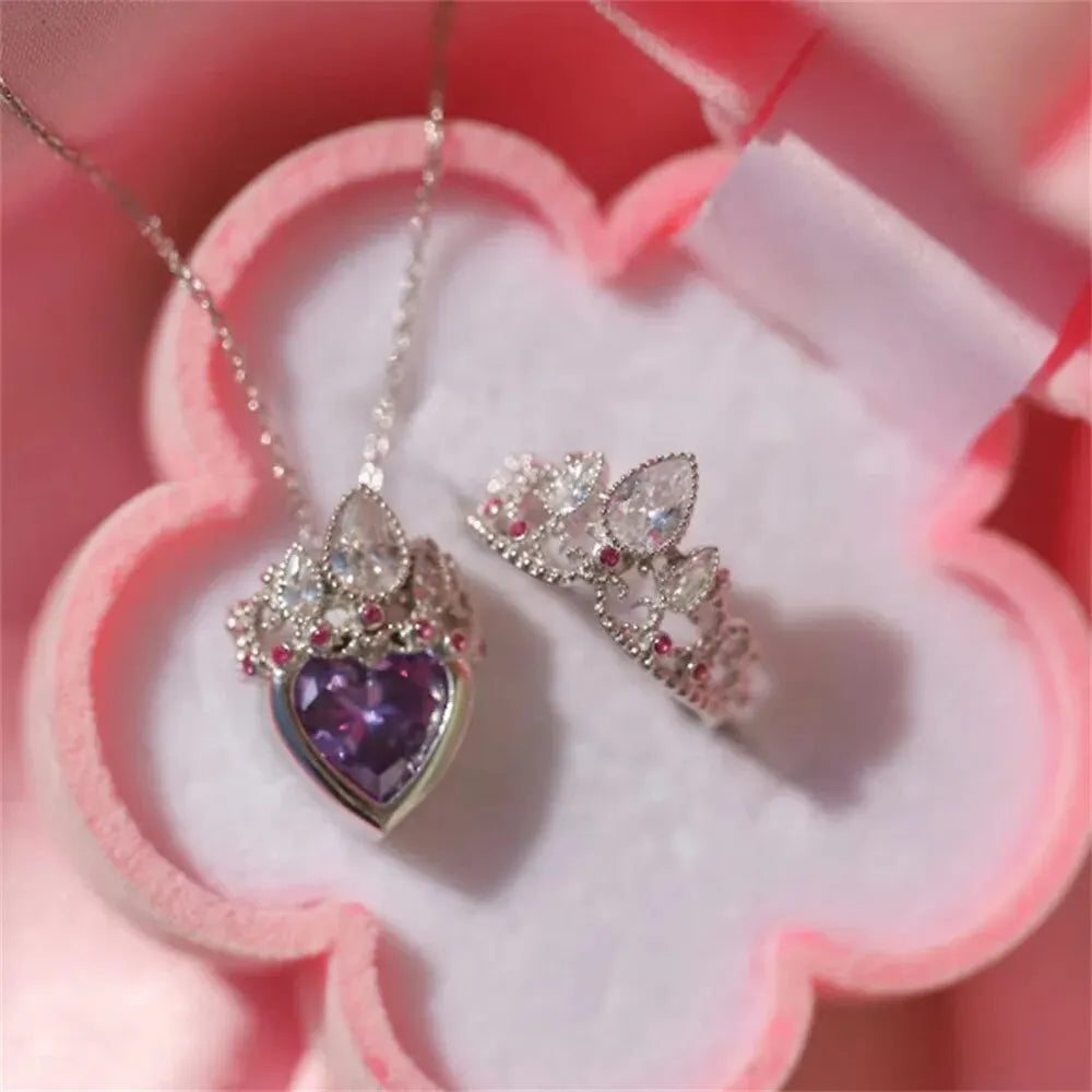 Charm Rapunzel Crown Rings Princess Jewelry For Woman Girl Fashion Wedding Accessories Gold Plated Adjustable Rings Gift For Her Good Vibrations Adult Super Store