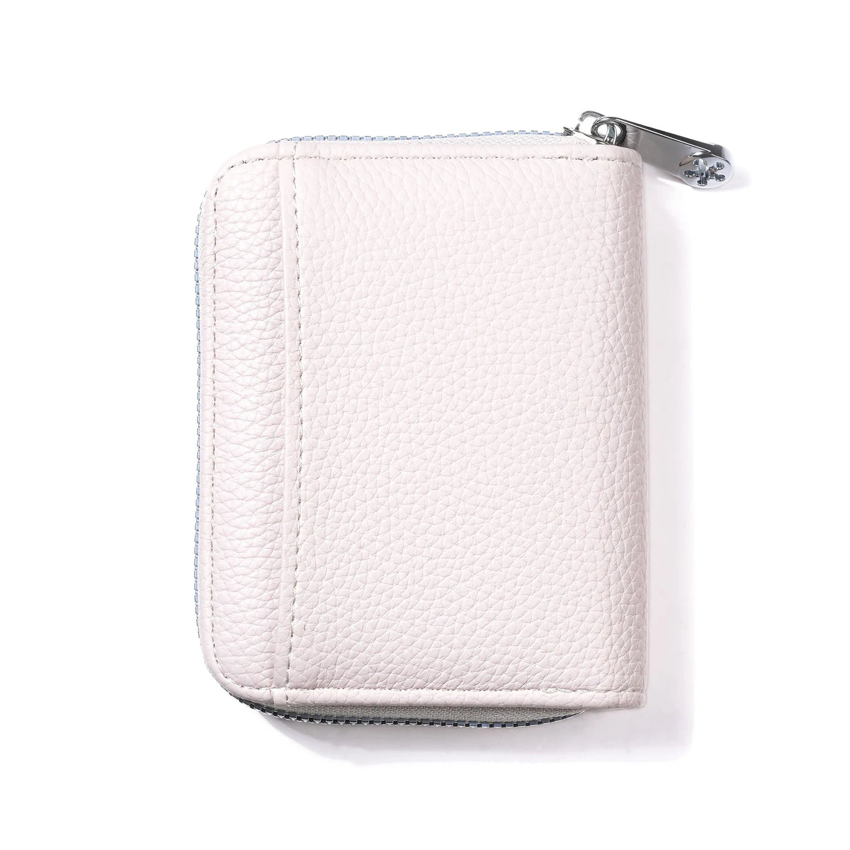 Solid Color Short Coin Purse for Women Girl RFID Coin Purse Cute Small Wallet Card Case with Zipper Good Vibrations