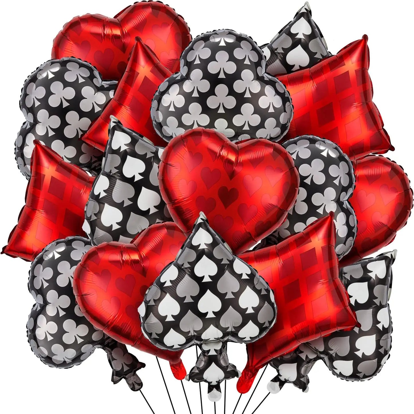 Dice and Cards Casino Balloons Casino Theme Balloons Dice Balloons, Casino Theme Parties Poker Balloons, Casino Decorations Good Vibrations