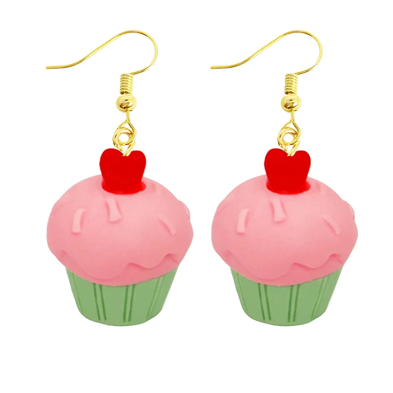 Earrings For Women Girls Cute Foods Hamburg Pizza Chicken Leg Candy Bottle Handmade Candy Kids Funny Resin Good Vibrations Adult Super Store