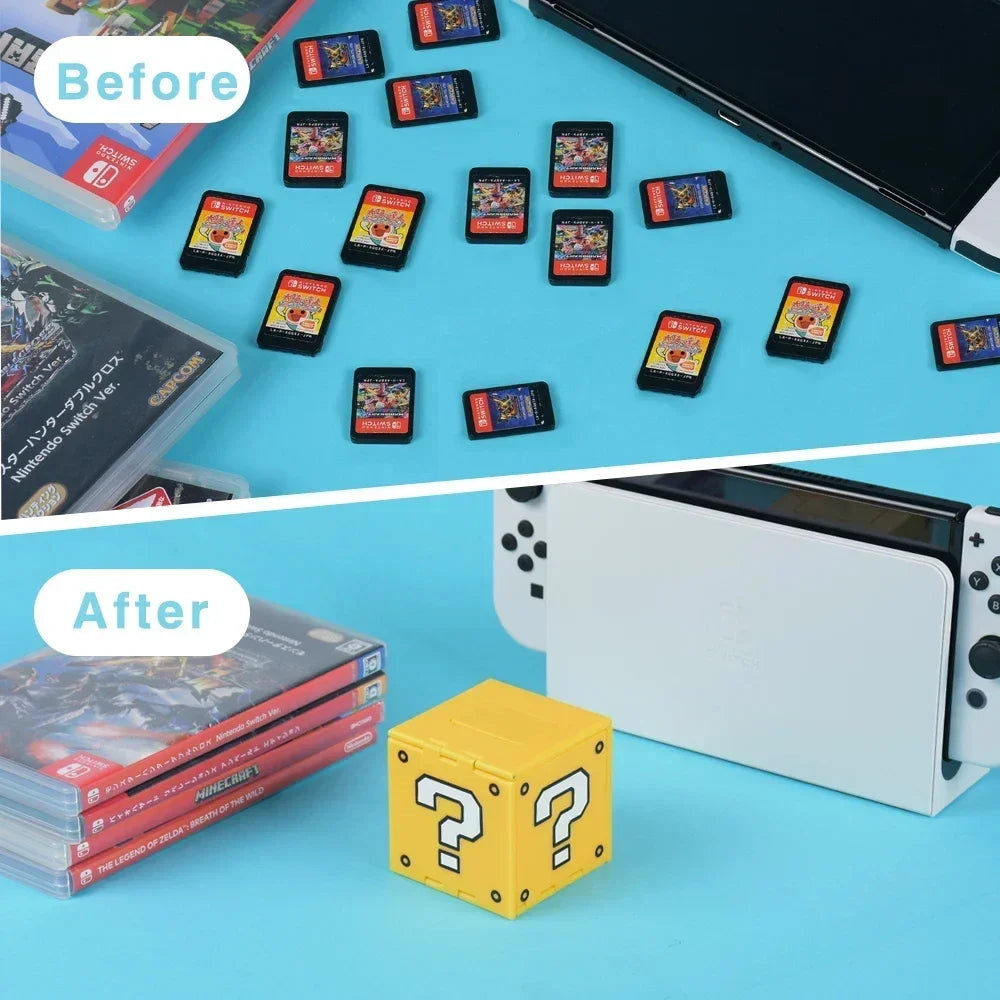 16 in 1 Game Card Case for Switch OLED Storage Box Game Cartridge Case for NS Switch Lite Accessories Good Protection Good Vibrations