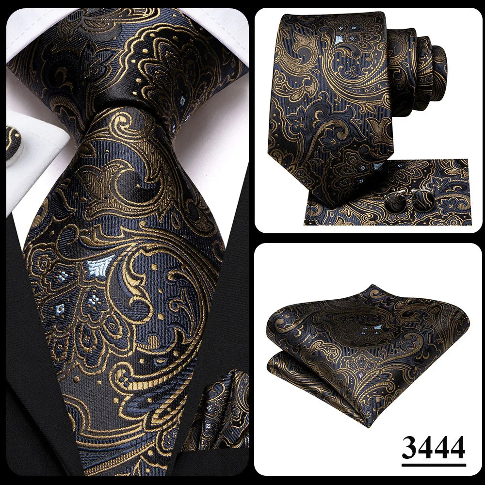 Hi-Tie Blue Business Solid 100% Silk Men's Tie NeckTie 8.5cm Ties for Men Formal Luxury Wedding High Quality Gravata Good Vibrations