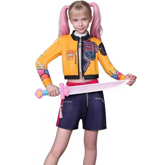 K-POP Demon Hunter Girl Group Cosplay Halloween Costume Dress Up Good Vibrations