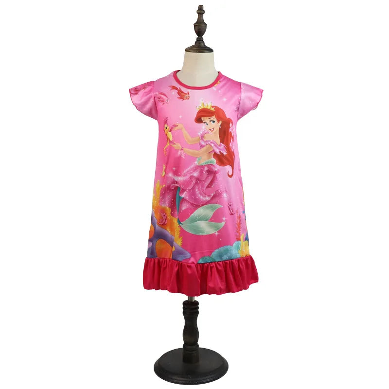 Girls' Dress New Summer Children's Clothing Children's and Girls' Home Clothing Snow White Good Vibrations