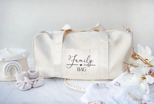 Personalized Duffle Bag, Gym Bag, Sport Bag, Custom Women Fitness Bags, Overnight Camp Bag Gift for Women, Gift For Mother's Day Good Vibrations