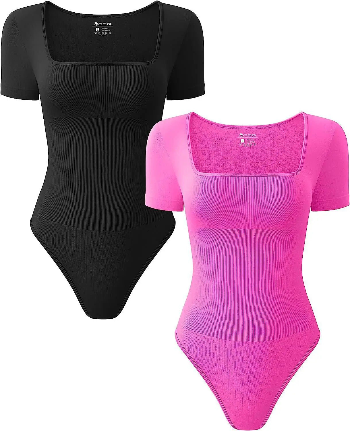 Women Slimming Square Neck Full Body Shaper Bodysuits Waist Trainer Butt Lifter Panties Tummy Control Lingerie Yoga Shapewear Good Vibrations