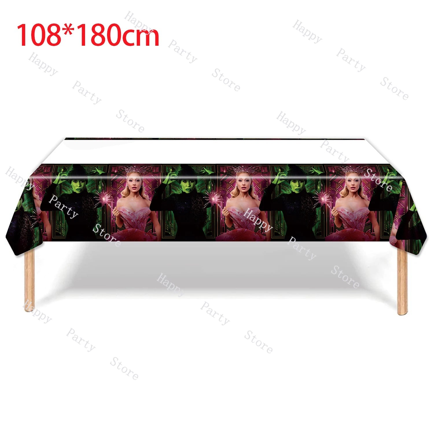 Wicked Birthday Party Decoration Magic Witch Balloon Backdrop Tableware Split Sales Wicked Birthday Party Supplies Good Vibrations