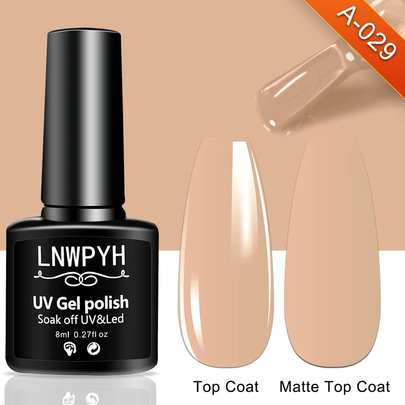 Nail Gel Polish 36 Color Gel Nail Polish Semi Permanent Gel Vernis Base Top Coat Nail Art Manicure Soak Off LED UV Gel Varnishes Good Vibrations