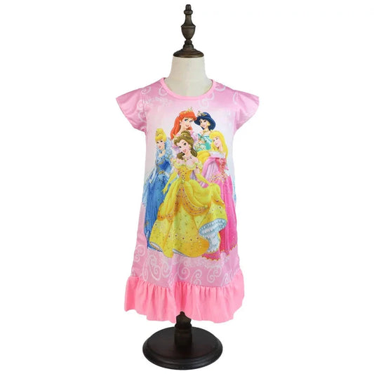 Girls' Dress New Summer Children's Clothing Children's and Girls' Home Clothing Snow White Good Vibrations