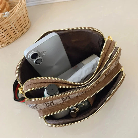 Elegant Leather Classic Designer Paris Fashion Large Capacity Tote Bag Solid Color Luxury Women Messenger Purse Good Vibrations