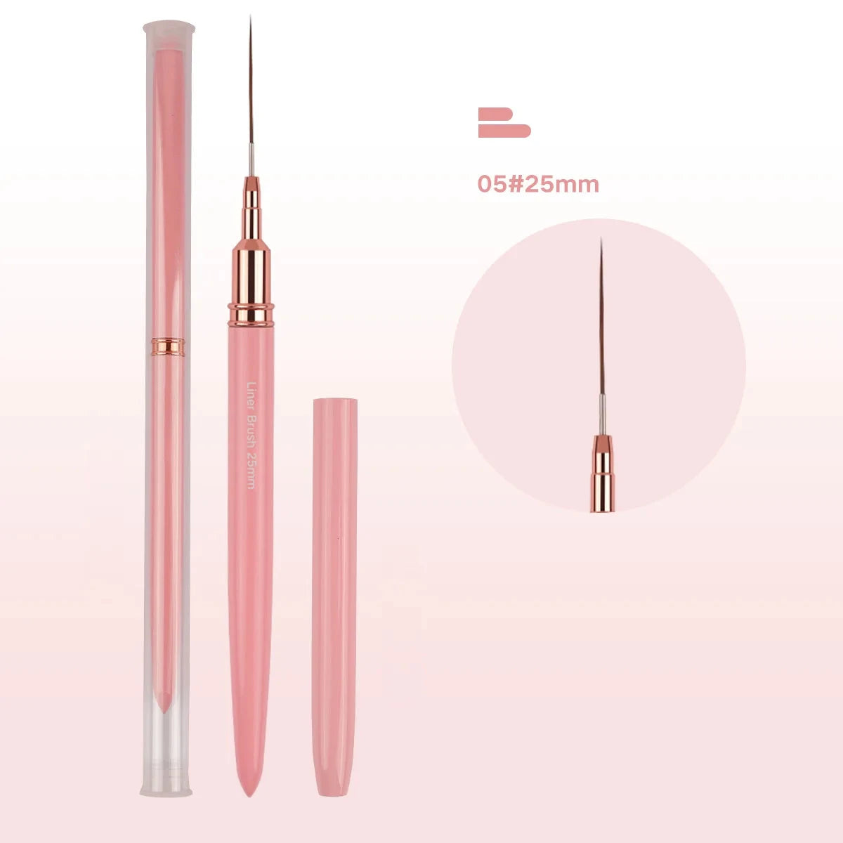 Nail art pen professional nail polish fine line pen with cover metal nail brush DIY painting hook pen pull line nail art tools Good Vibrations