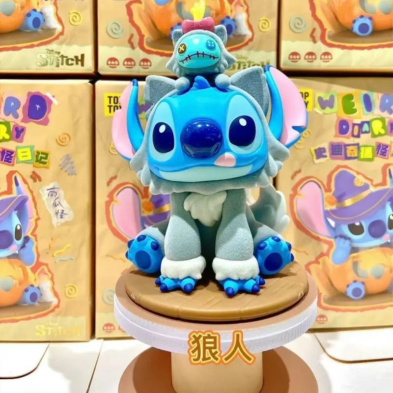 2025 New Stitch Blind Box Disney Stiezy Funny Diary Series Mysteries Guss Bag Anime Figure Model Decoration Collection Toys Gift Good Vibrations