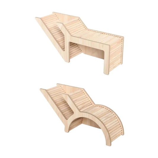 Wooden Hamster House,Hamster Hideout,Small Pet Castle Home,Wood Small Animal Good Vibrations