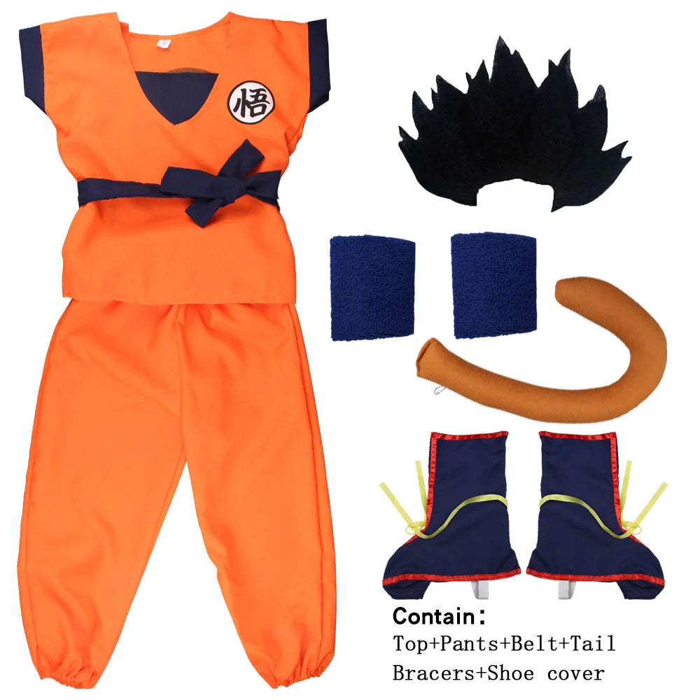 Halloween cosplay costume, children's adult anime character performance costume, carnival costume decoration Good Vibrations