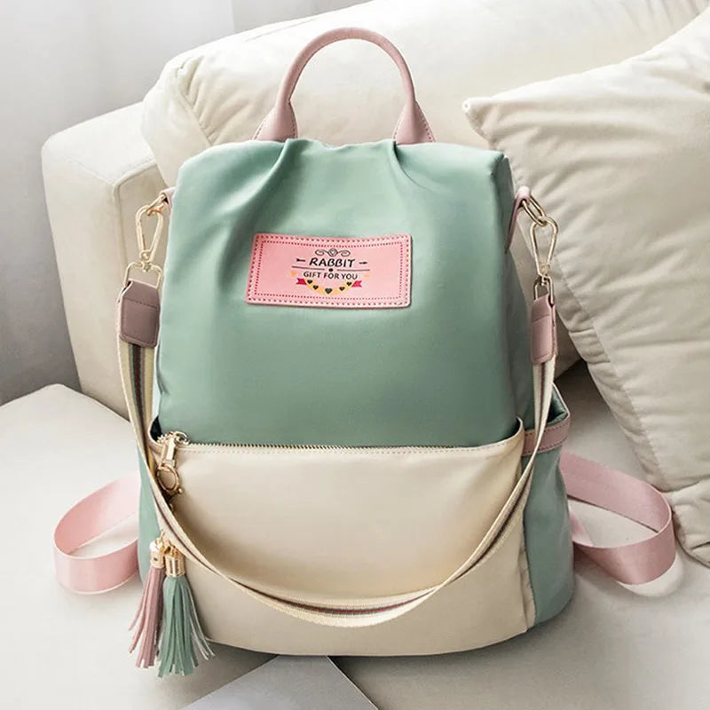 New High Quality Women's Shoulder Bag Large Capacity Oxford Cloth Bags Ladies Backpack Woman Color Tote Women Shoulder Backpacks Good Vibrations Adult Super Store