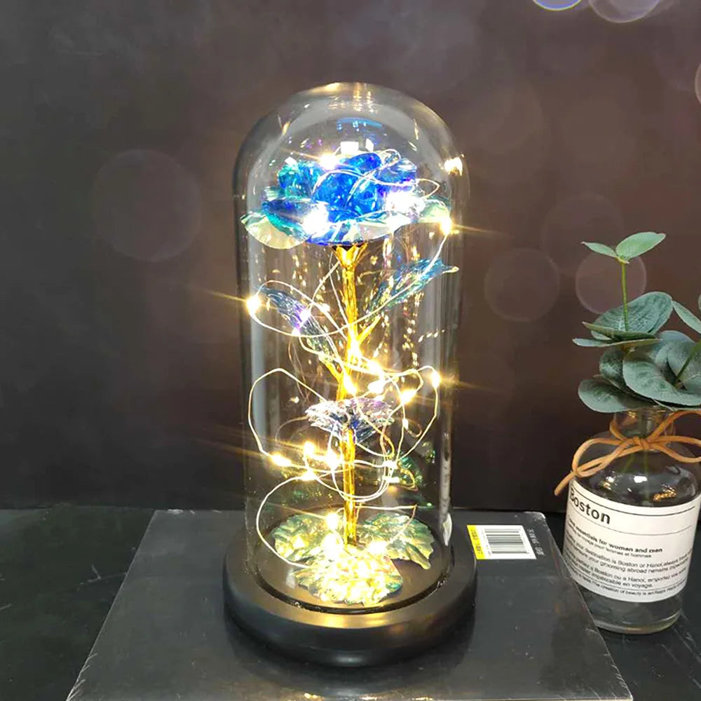 Valentine's Day Gift for Girlfriend Eternal Rose LED Light Flower Luminous Decoration Wedding Decor Creative Mother's Gifts Good Vibrations Adult Super Store