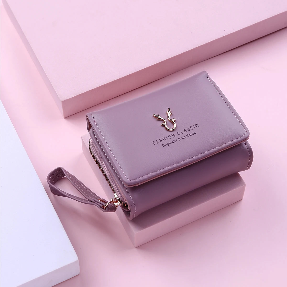 Luxury Brand Women's Small Wallet Female Card Holder Short Wallets with Coin Purse for Woman Ladies PU Leather Hasp Mini Clutch Good Vibrations