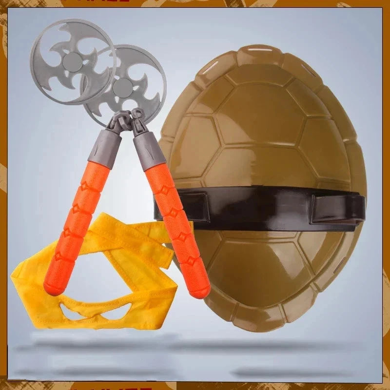 Children Ninja Cosplay Turtle Shell Props Children's Parties Dinner Party Cos Play Costumes Supplies New Year Gifts Good Vibrations