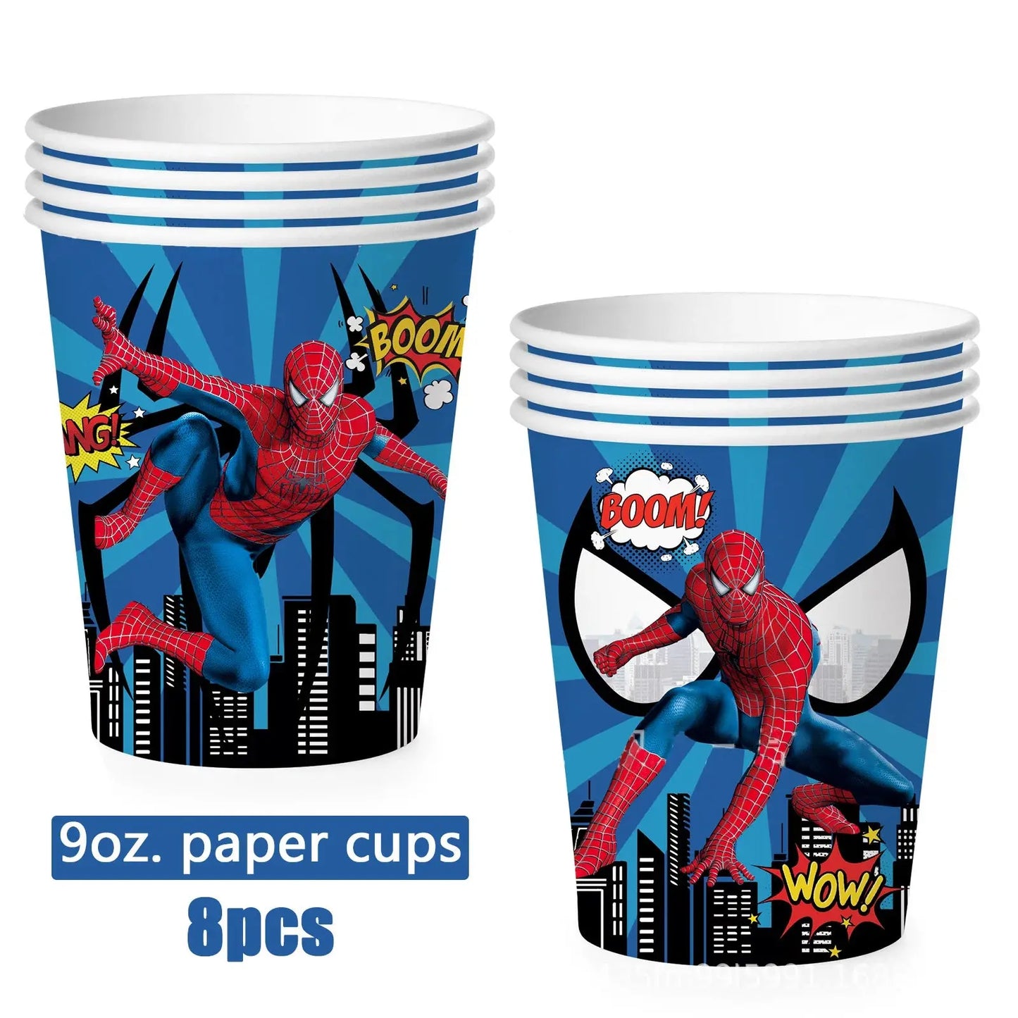 Spiderman Birthday Party Tablecloth Disposable Plastic Table Cover Tableware for Kids Birthday Party Baby Shower Decorations Good Vibrations