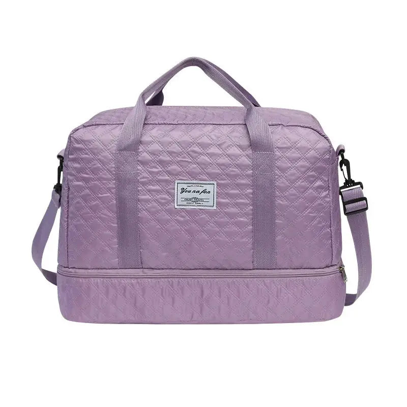 Lightweight Luggage Bag, Large Capacity Travel Duffle Bag Gym Tote Bags, Shoulder Weekender Overnight Bag Good Vibrations
