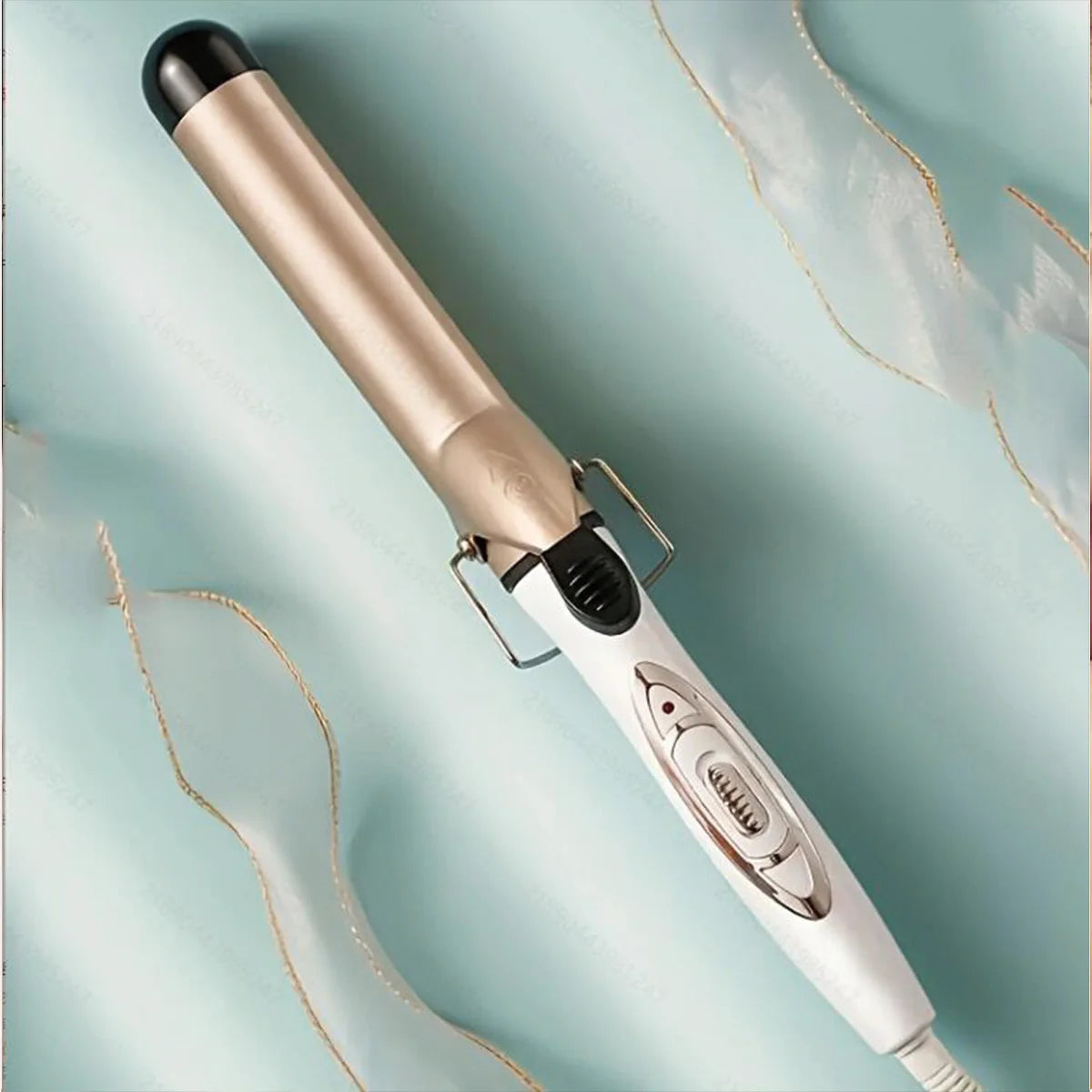 1pc Rotating curling iron, automatic curling iron, quick heating iron suitable for medium and long hair, ladies' gifts, Good Vibrations