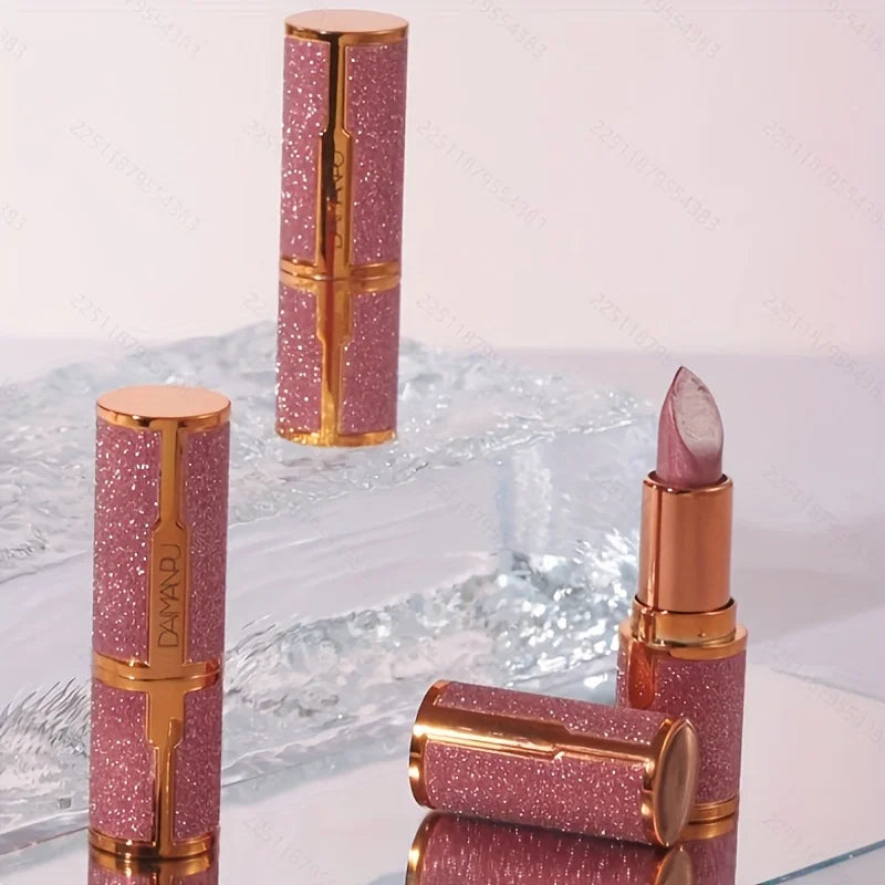 Rose smoke powder, bright starry sky, glossy velvet texture, durable, make your lips shiny, waterproof, anti-fouling. Good Vibrations