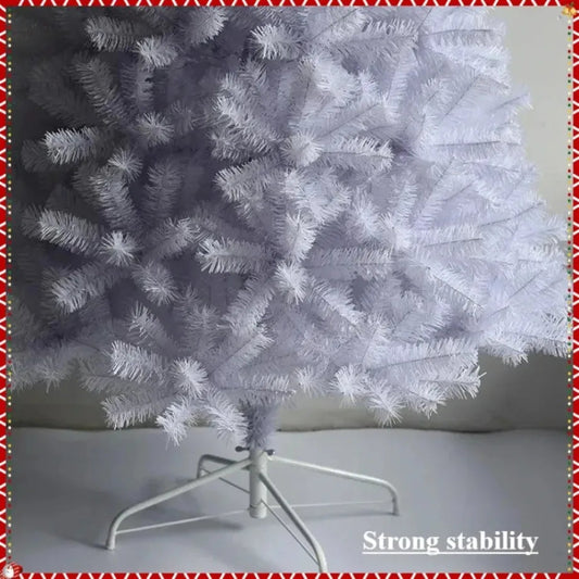 Artificial Christmas Tree PVC Encrypted White Christmas Tree 90cm-210cm Christmas Party Atmosphere Home Decoration Supplies Good Vibrations