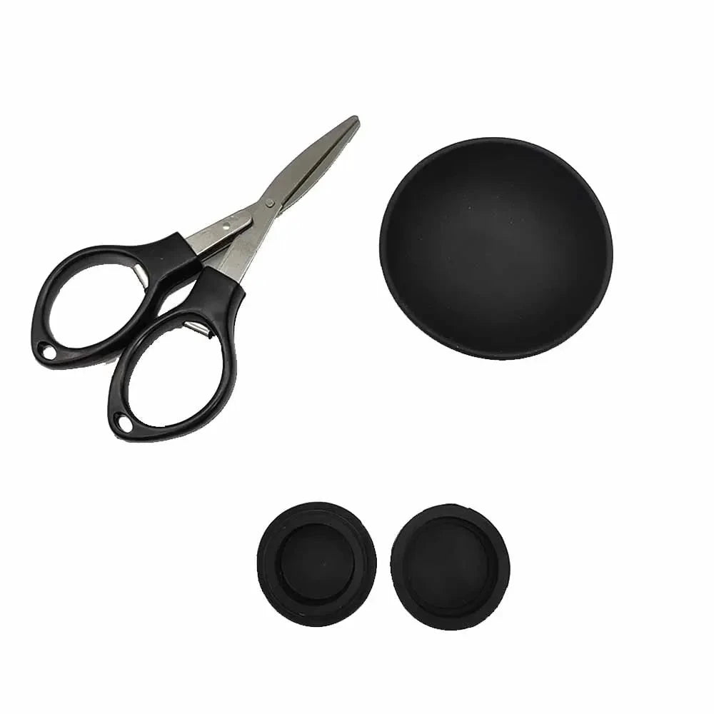 1Set Pink Smoking Kit With Silicone Bowl Folding Scissors Jar Ziplock Bag Women Gift Smoke Accessories Easy To Carry Good Vibrations Adult Super Store