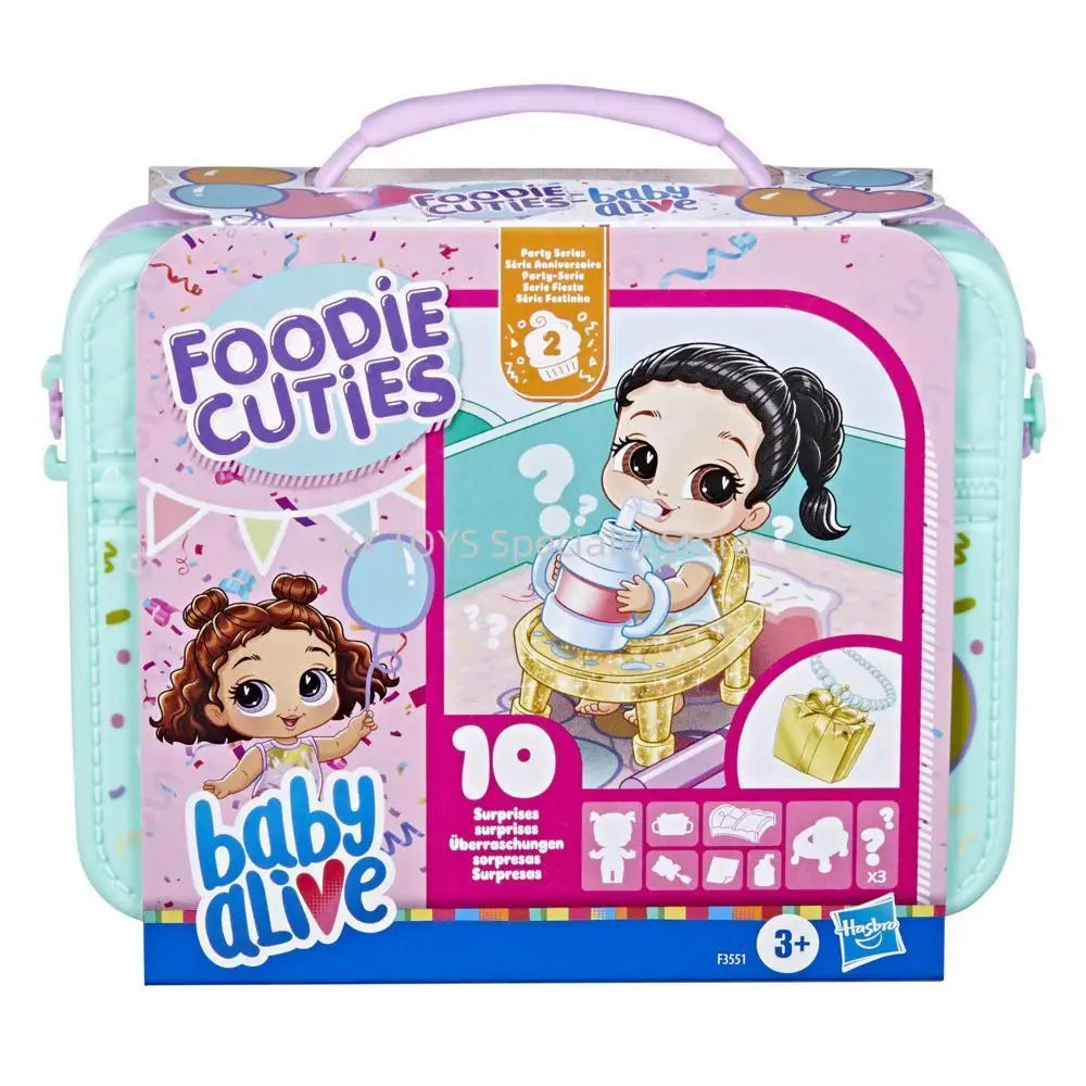 Baby Alive Foodie Cuties Party Series Doll Playset Blind Box Surprises Toys 3-Inch Cute Mini Baby Girls Play House Toys Gifts Good Vibrations