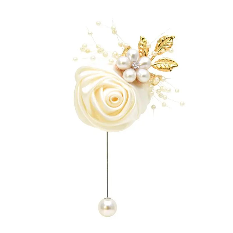 High quality Crystal Bride Waterfall Bouquet Bridesmaids Accessories Handmade Satin Rose Elegant Wedding Flowers Bridal Bouquet Good Vibrations